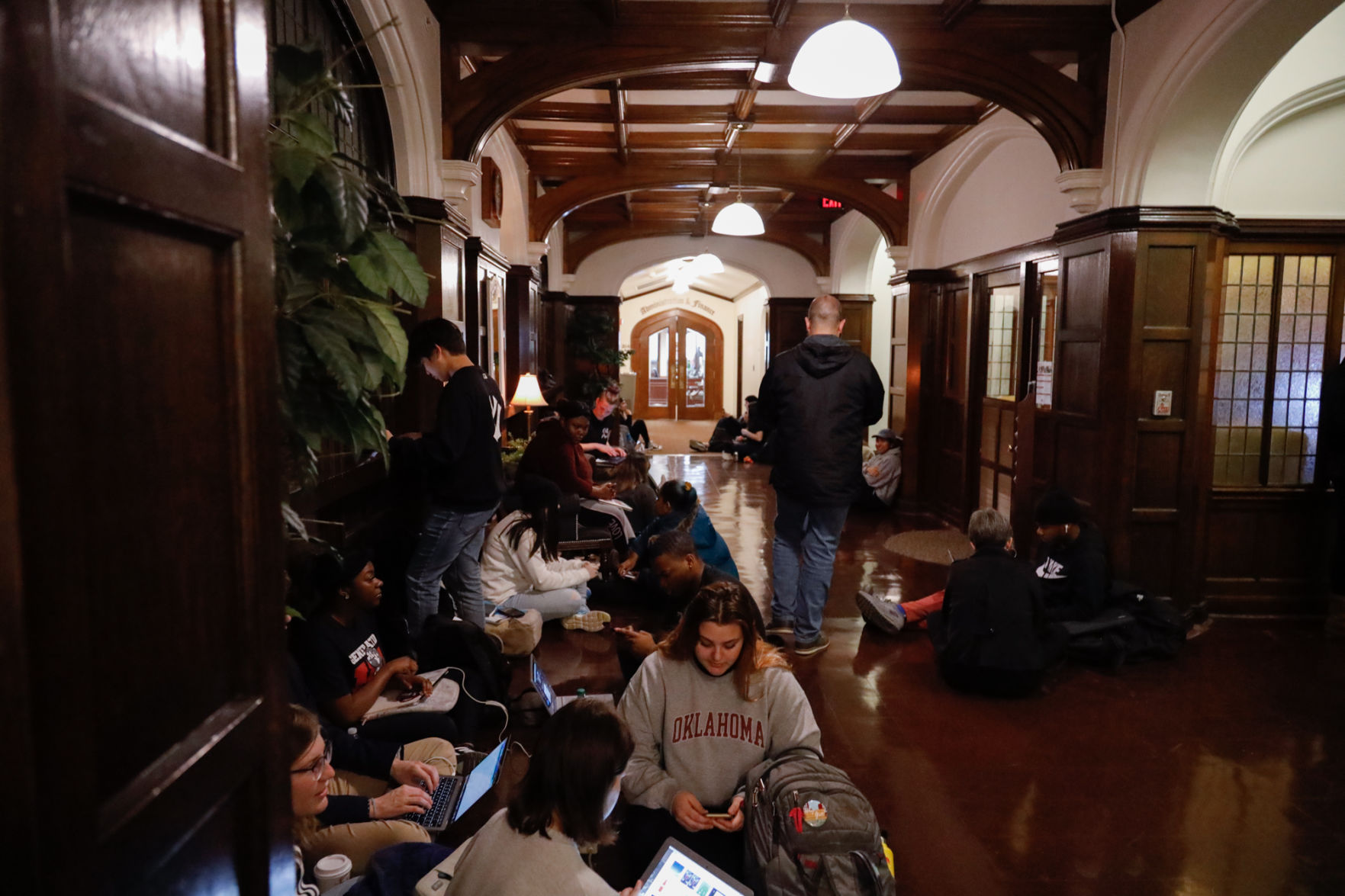 Evans Hall Sit-in 2nd floor